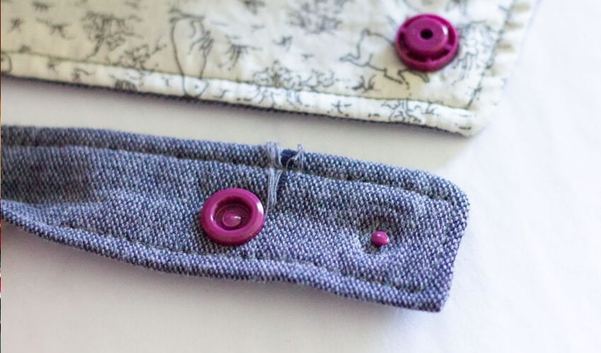 Colocar broches plásticos sin máquina