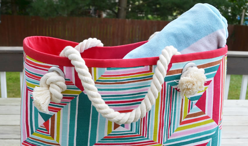 DIY: Bolsa de playa grande