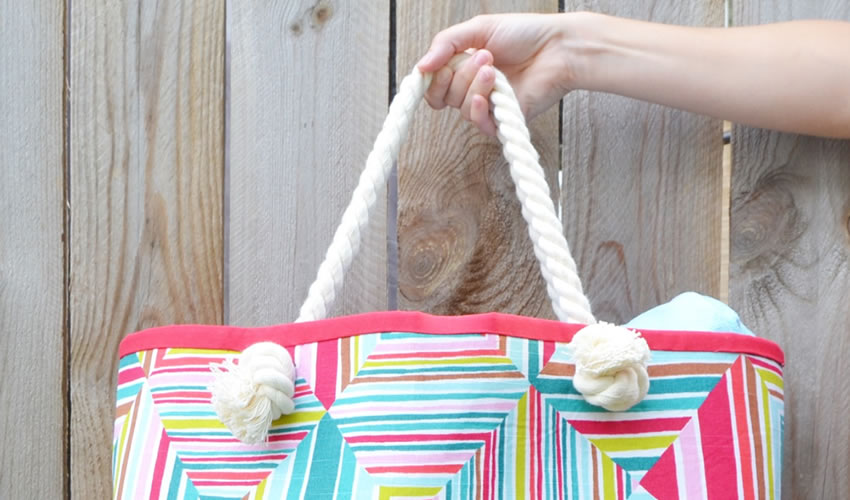 DIY: Bolsa de playa grande