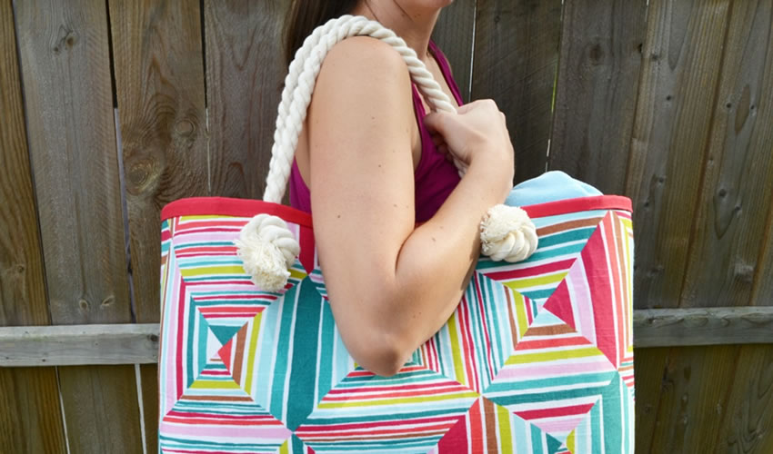 DIY: Bolsa de playa grande